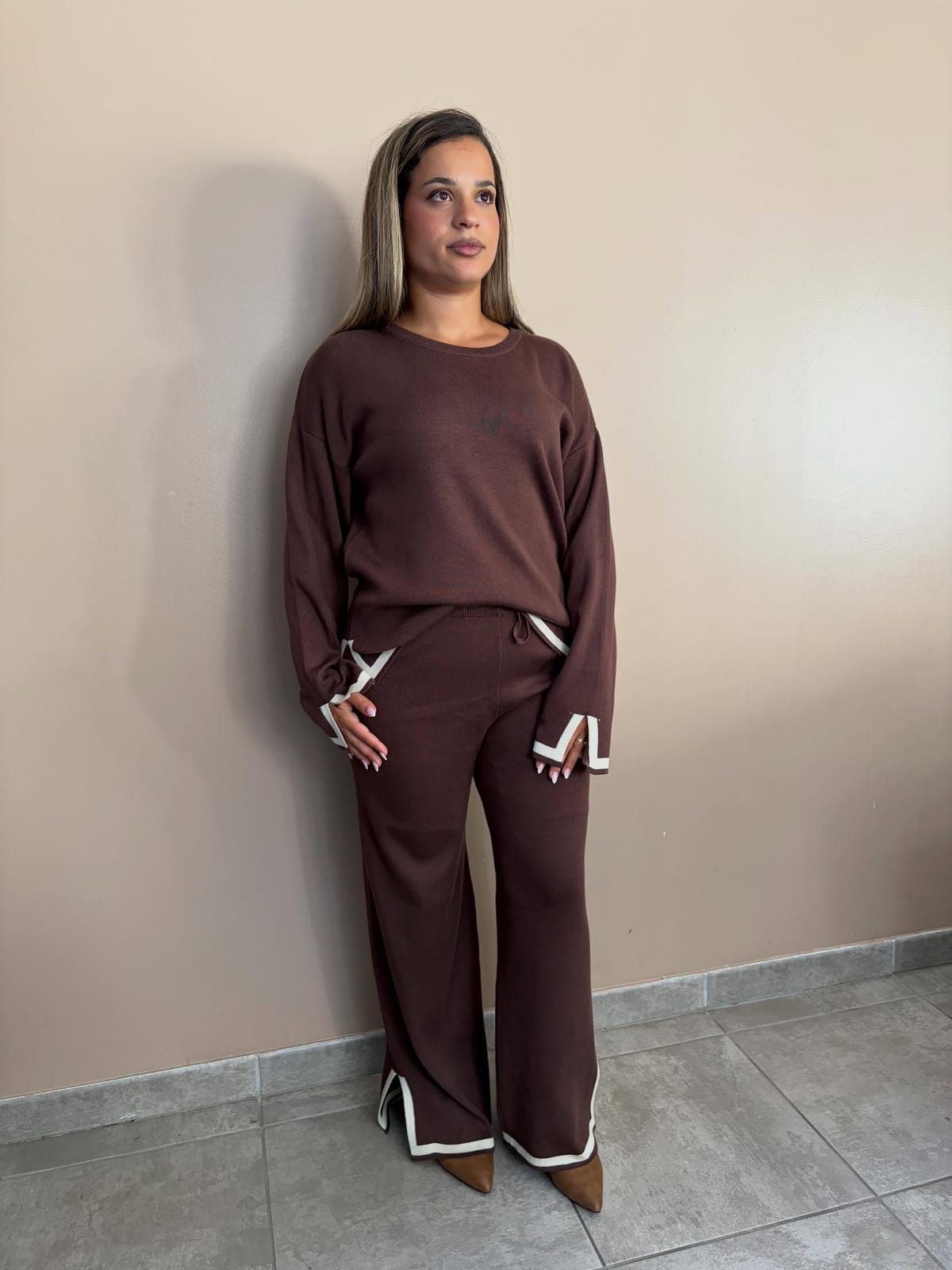 Ensemble Alma marron