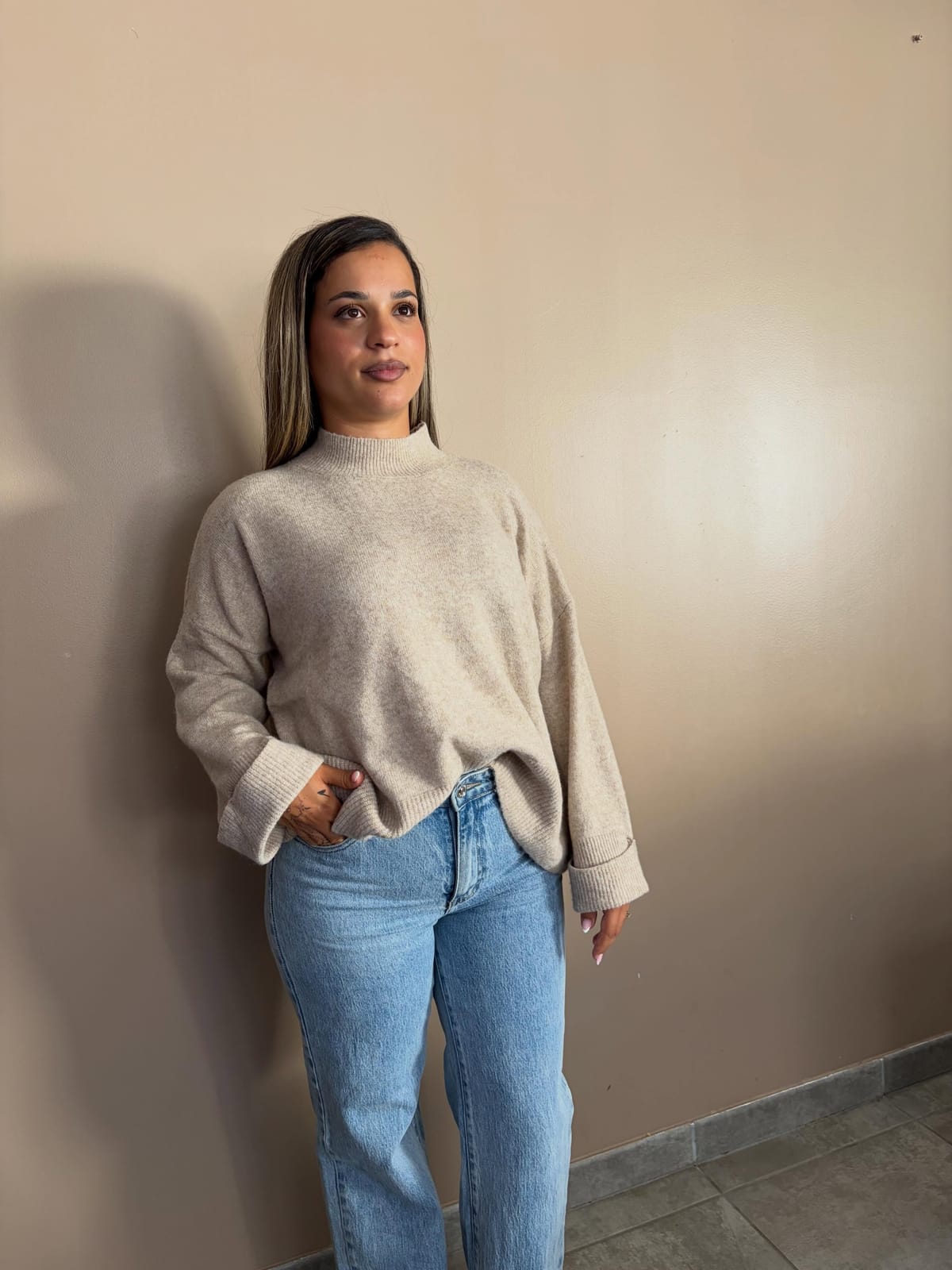 Pull Siena beige