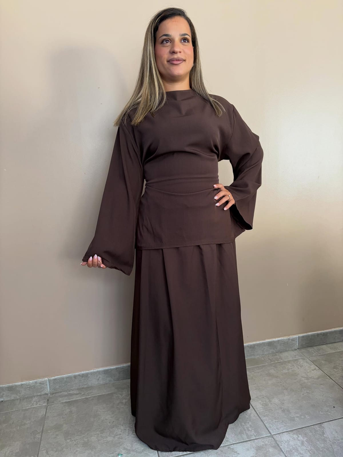 Ensemble Inaya marron