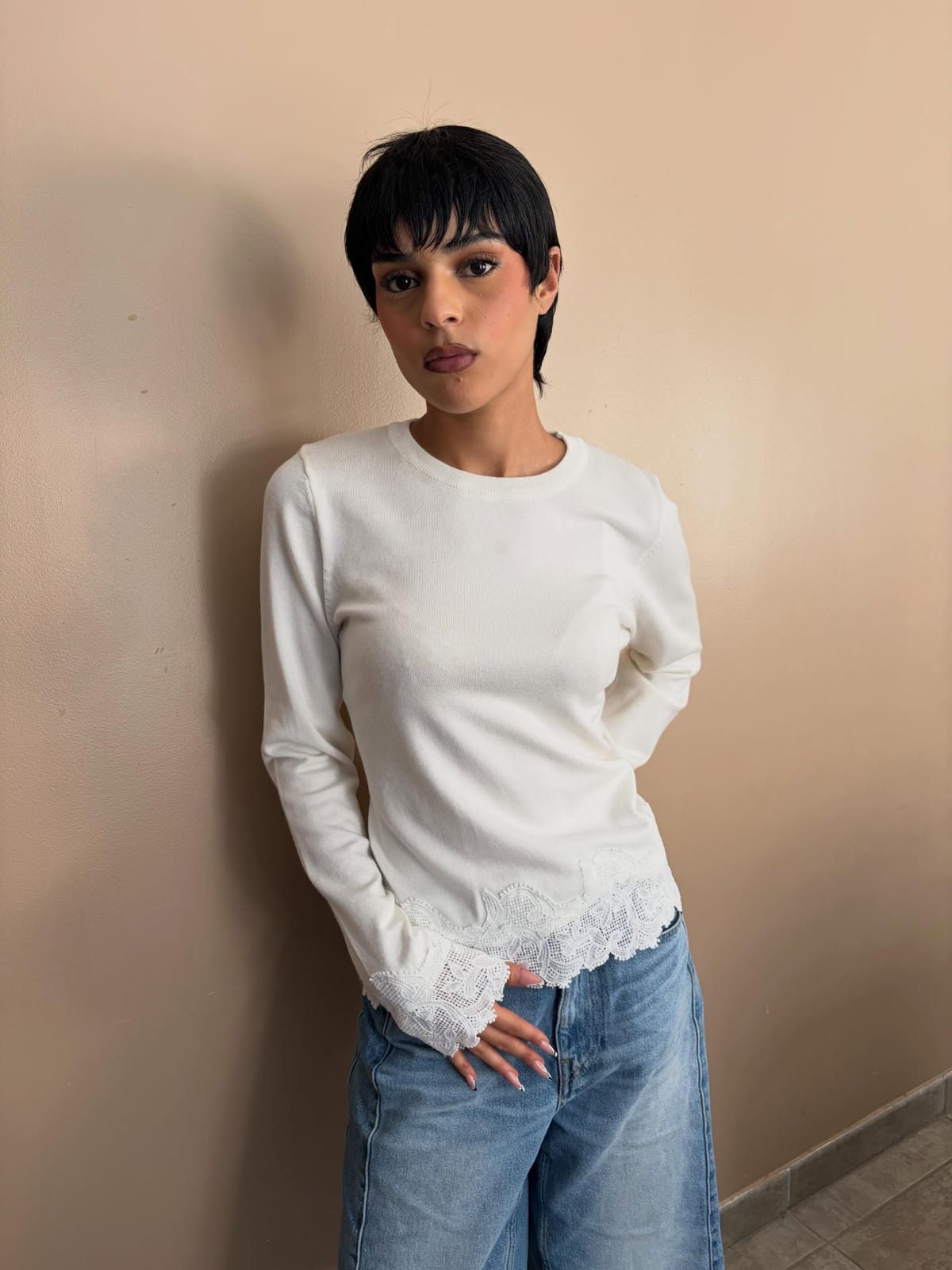 Pull Lia blanc